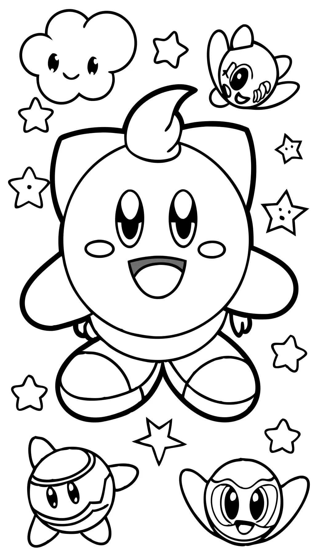 Kirby Páginas para colorear